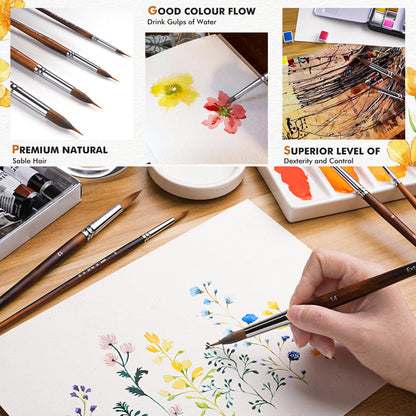 One Stroke To Create A Flower · Petal-Shaped Brush(6pcs)