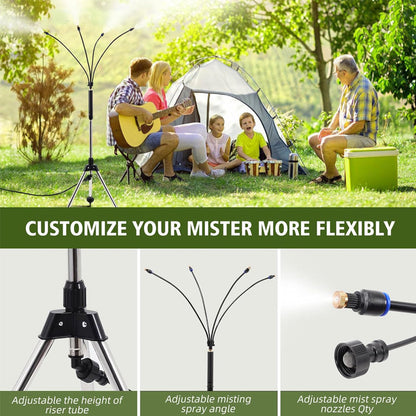 Outdoor Courtyard Cooling Mist Set