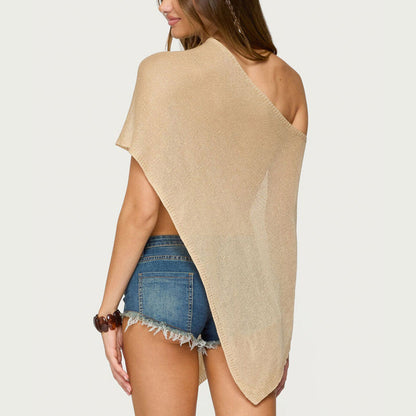 One-Piece Hot Girl Knitted Shawl