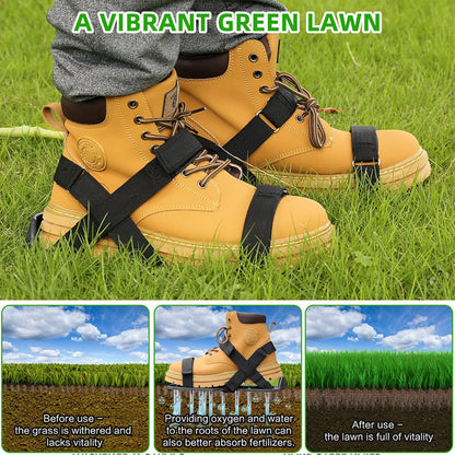 🌱 Lawn Aerator Shoes - To Loosen The Grass