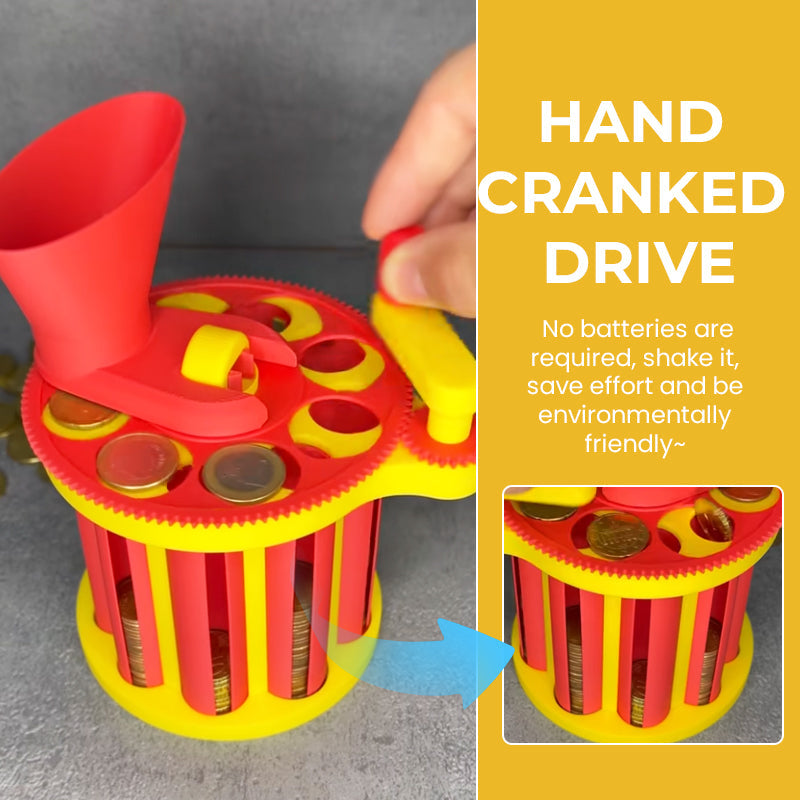 Hand-Cranked Coin Sorter