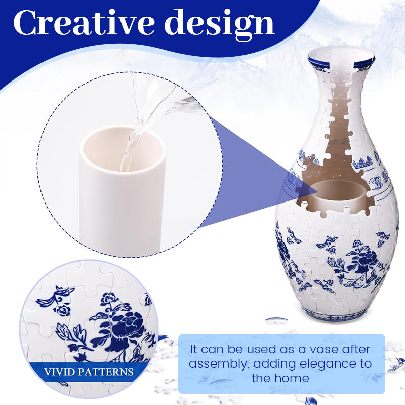 🎄Christmas Promotion-49% OFF🎄3D Art Puzzle Vase