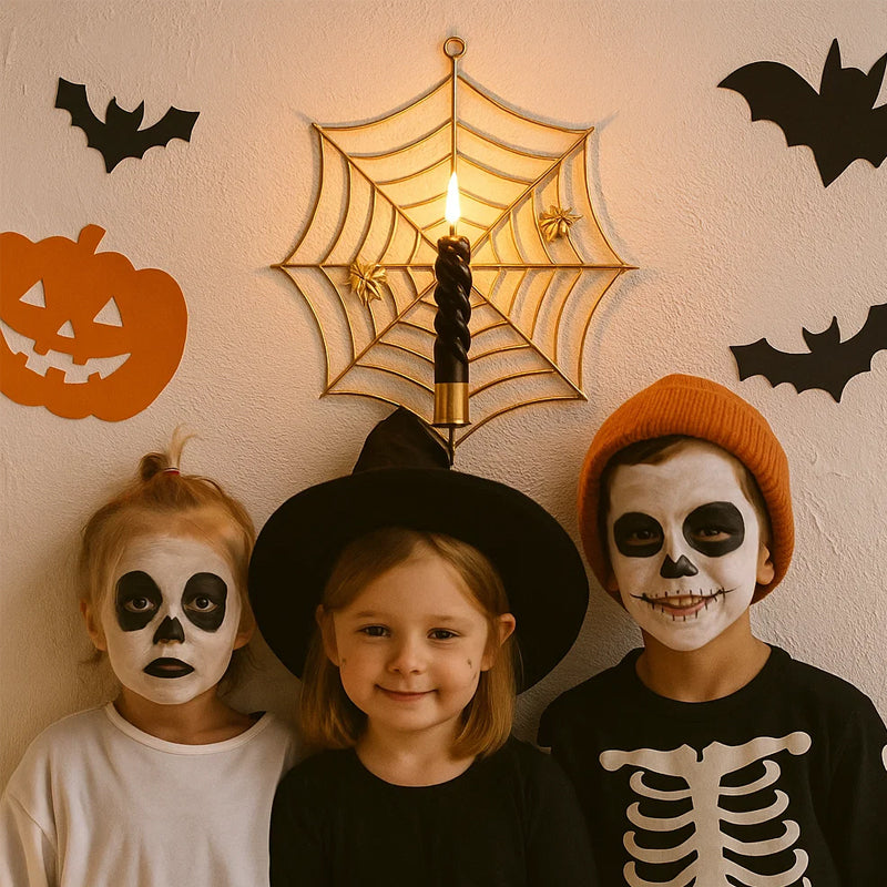 Spider Web Candle Holder