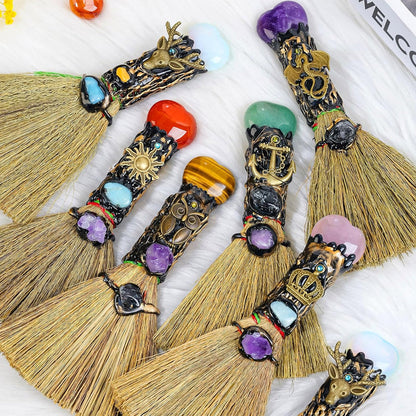 Handmade Magic Broom Ornaments