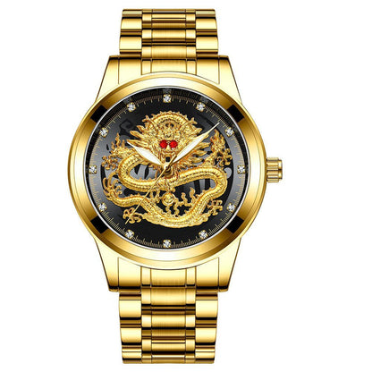 ⌚Embossed Golden Dragon Watch⌚✨