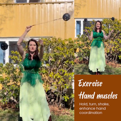 Rotating Bubble Ball