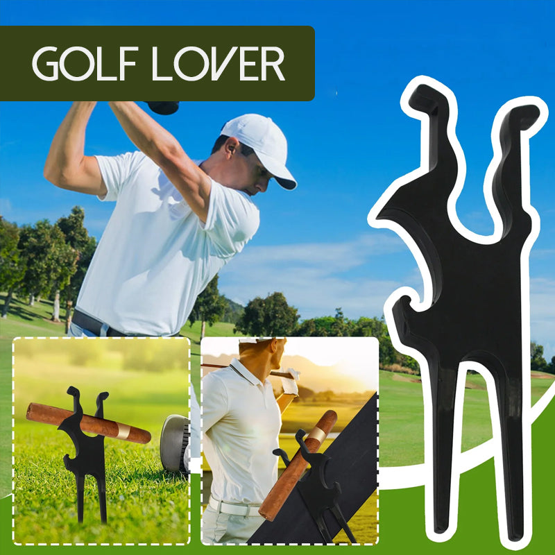 Multifunctional Golf Cigar Clamp