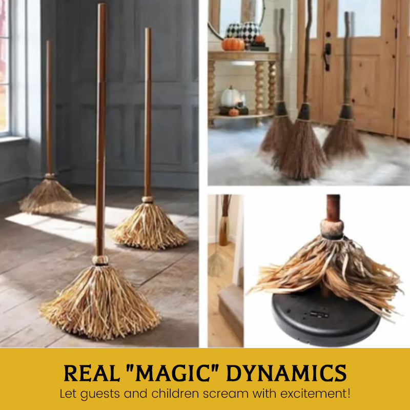 A Moving Halloween "Magic" Broom