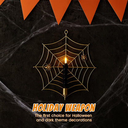 Spider Web Candle Holder