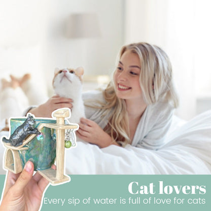 Kittens Around The Water Cup