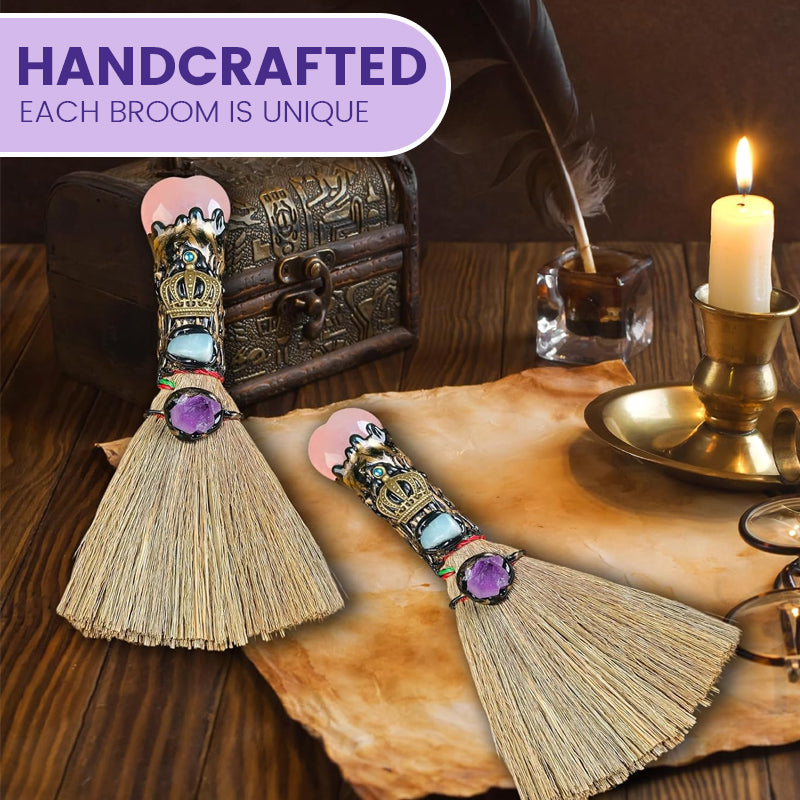Handmade Magic Broom Ornaments