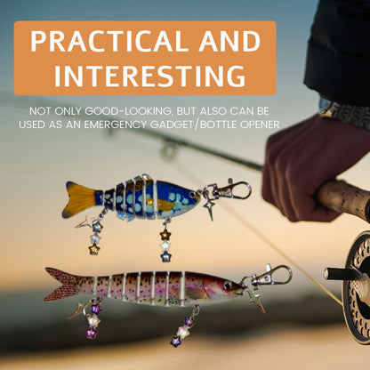 Fishing Bait Keychain