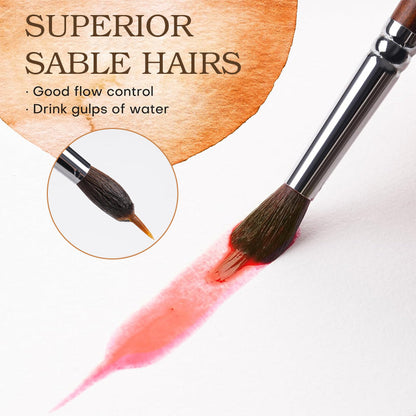 One Stroke To Create A Flower · Petal-Shaped Brush(6pcs)