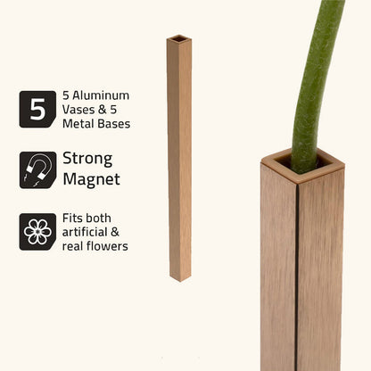 Magnetic Flower Long Vase