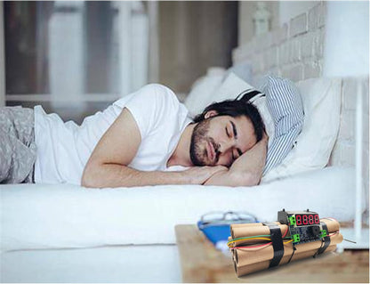 Dynamite Shaped Clock