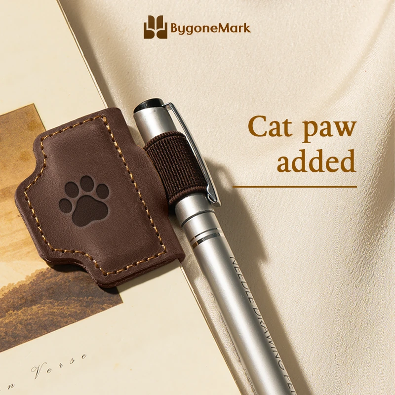 Personalized Magnetic Leather Pen Holder Bookmark