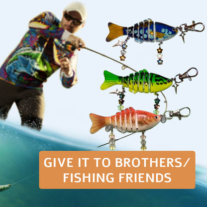 Fishing Bait Keychain