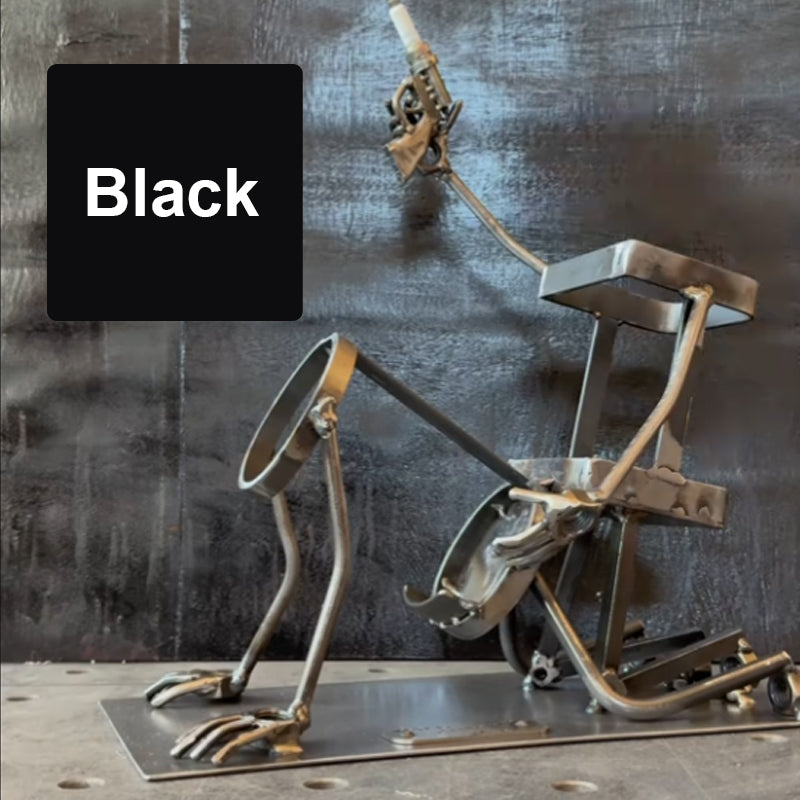 Skull Coke and Wine Bottle Stand