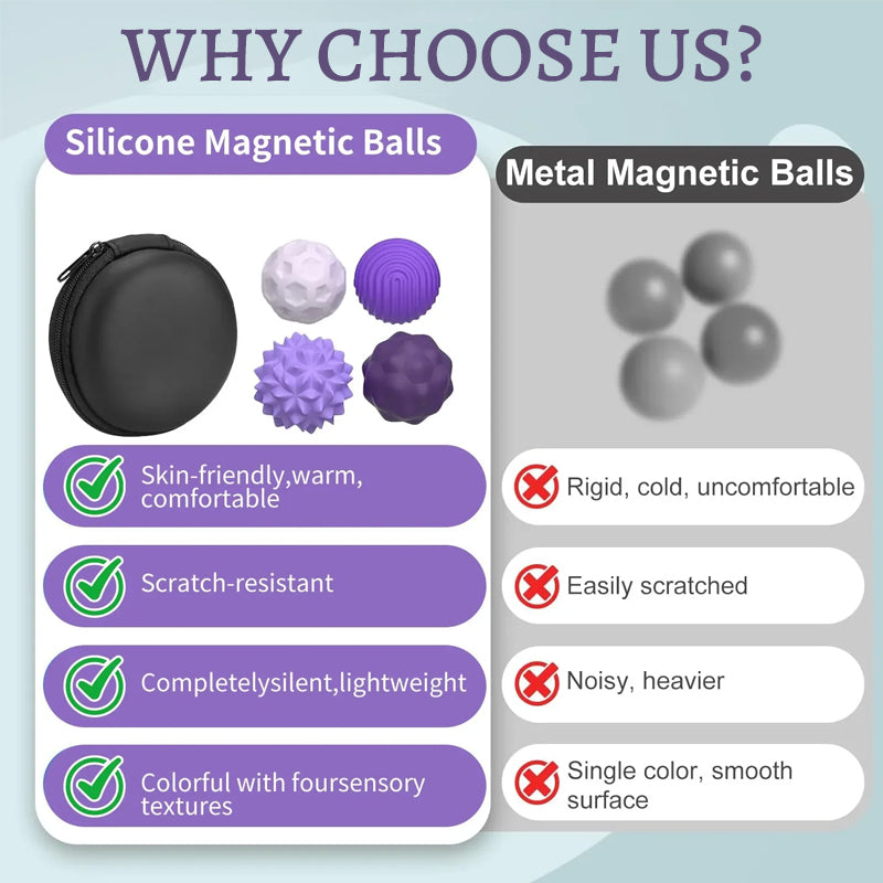 Silicone Sensory Magnetic Ball