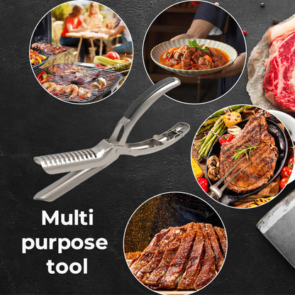 🔪 BBQ Rib Membrane & Fat Remover Tool – For Effortless Meat Prep!