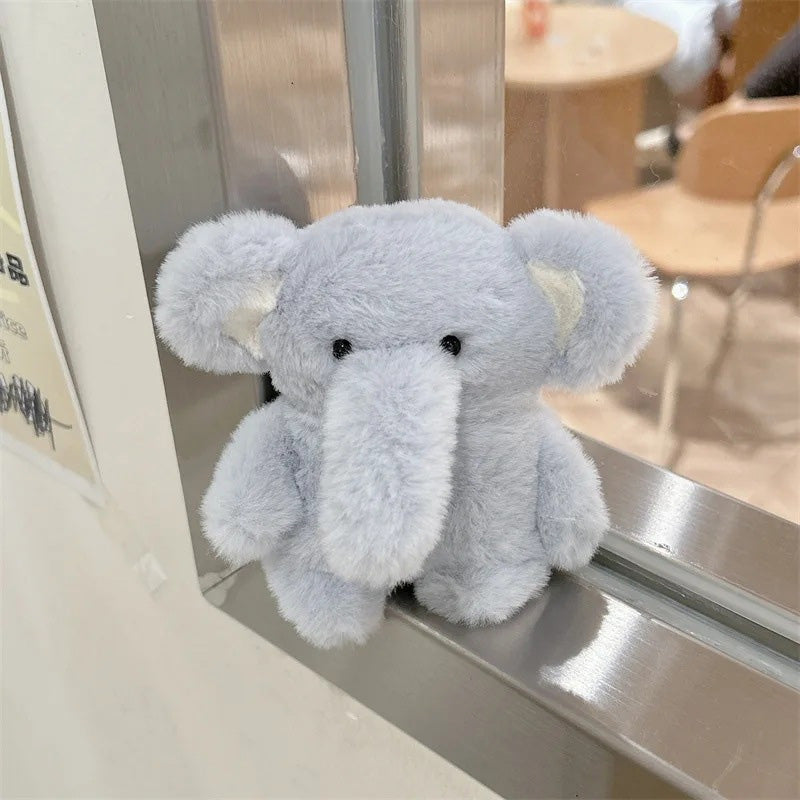 Cute Plush Elephant Earphone Protective Case