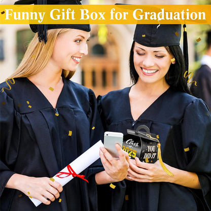 Graduation cap gift box