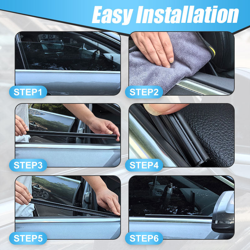 🚗 All-Weather Side Window Wiper for Cars（1 Pair）