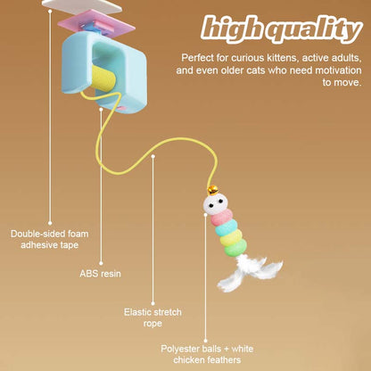 🎯 Electric Cat Toy – Smart Wall-Mounted Interactive Fun for Cats!