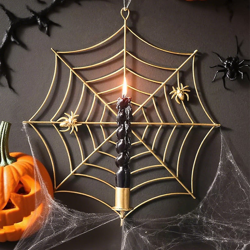 Spider Web Candle Holder