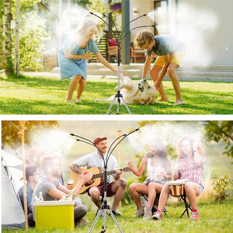 Outdoor Courtyard Cooling Mist Set