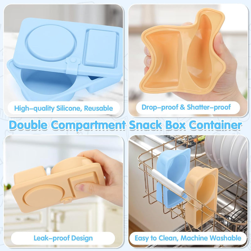Silicone Compartment Lunch Box