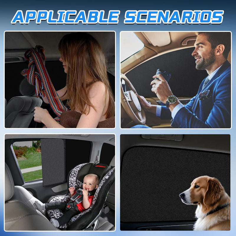 🚗 Ultimate Suction Cup Car Sunshade Curtain – Stay Cool & Protected All Year Long! ☀️❄️