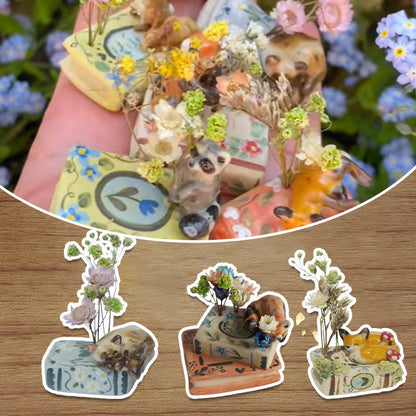 Forest-Themed Handmade Small Ornaments