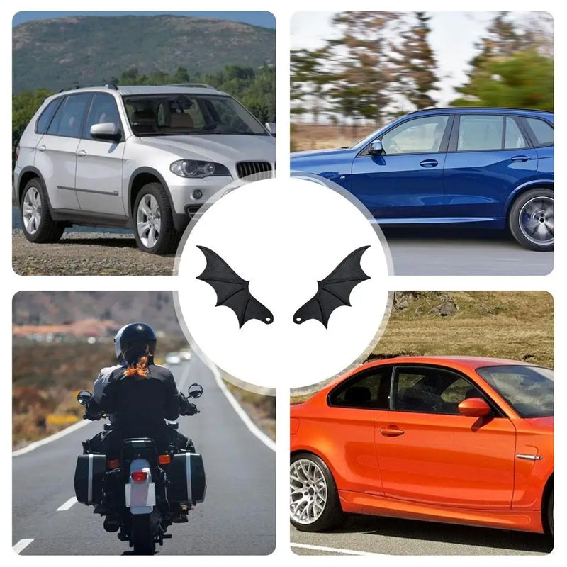 Halloween License Plate Bat Wings Decoration