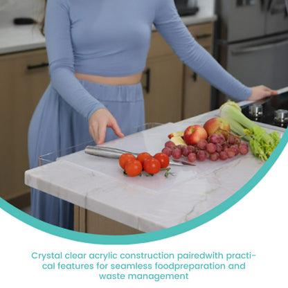 Acrylic Cutting Board With Edge
