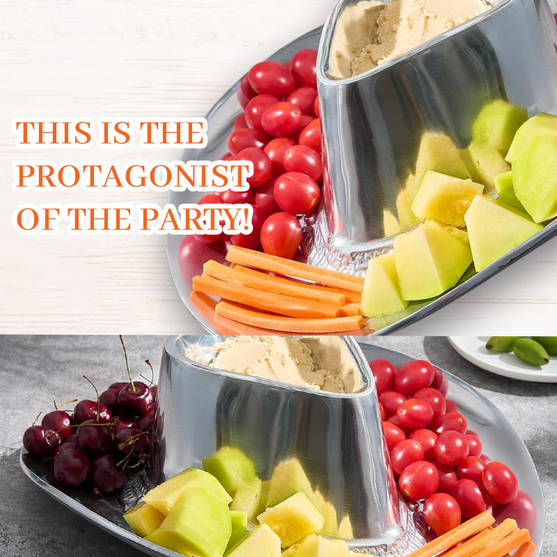 Cowboy Hat-Shaped Snack Plate