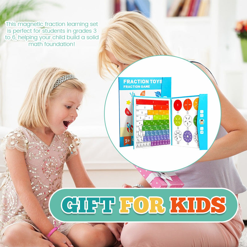 🧲 Magnetic Fraction Learning Kit – Master Fractions with Fun & Ease!