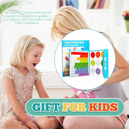 🧲 Magnetic Fraction Learning Kit – Master Fractions with Fun & Ease!