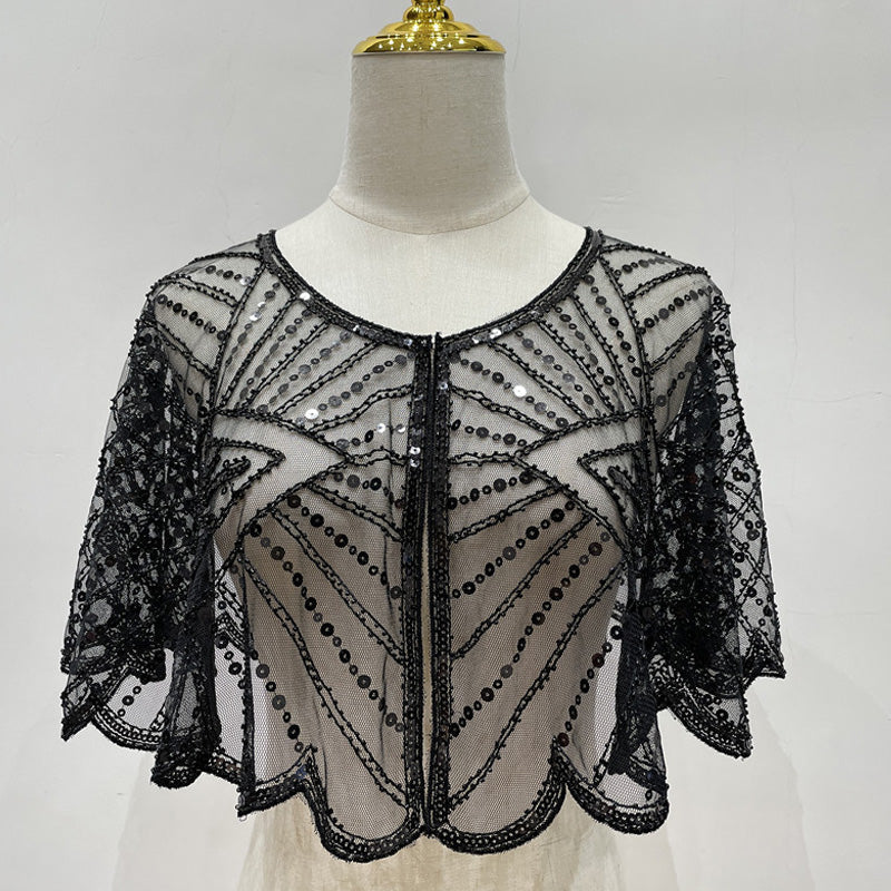 Sequin Beaded Cape