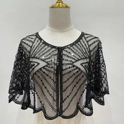 Sequin Beaded Cape