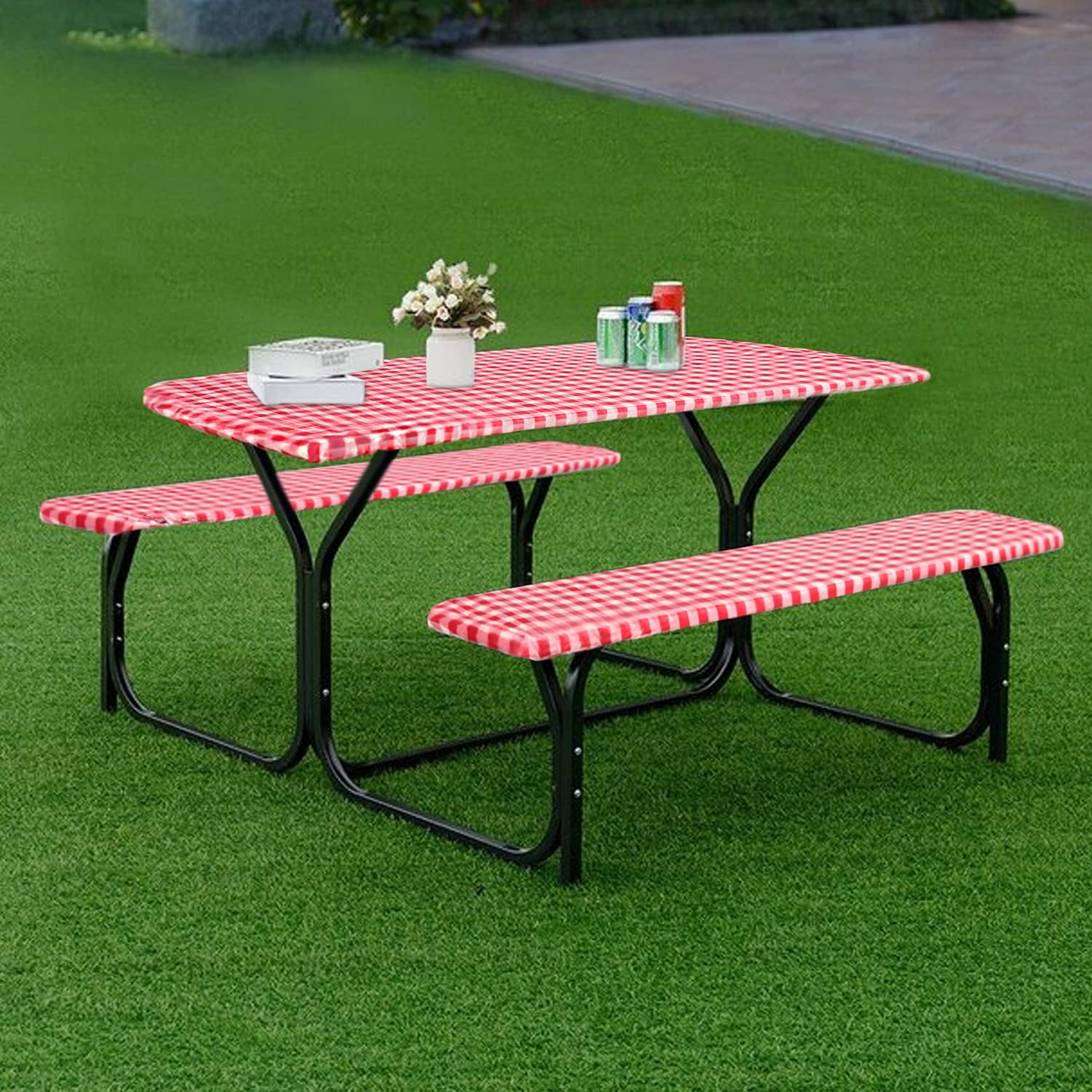 Outdoor dining table and chair sets