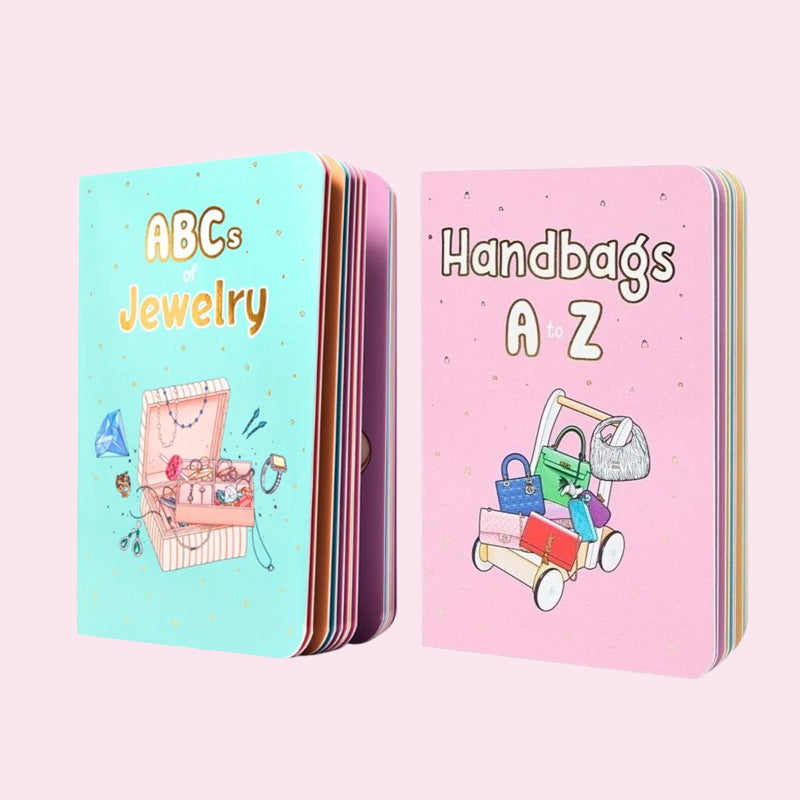 Jewelry and Handbags ABC Book Set