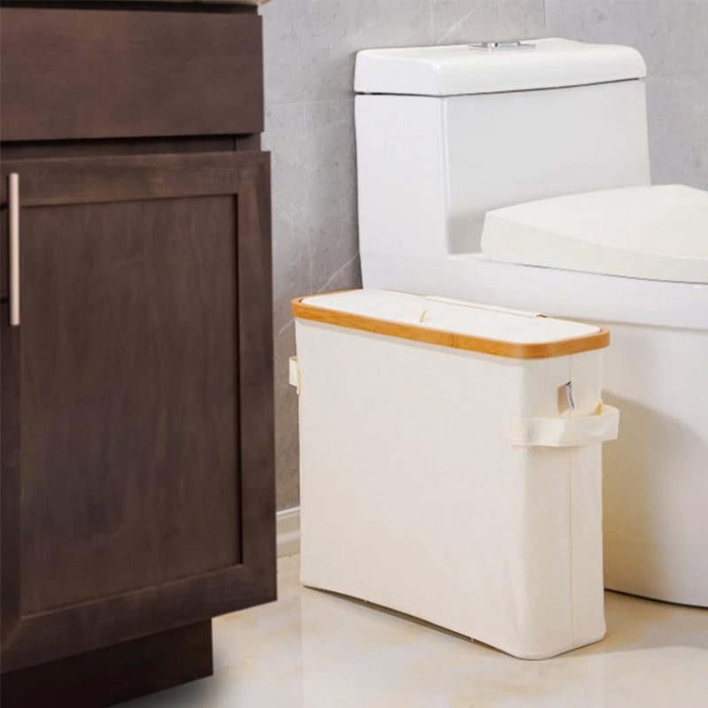 Fabric Paper Towel Roll Storage Basket