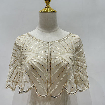Sequin Beaded Cape