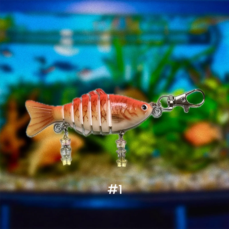 Fishing Bait Keychain