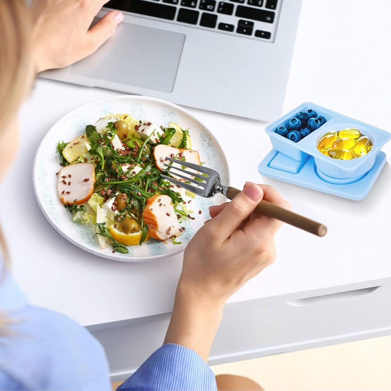 Silicone Compartment Lunch Box