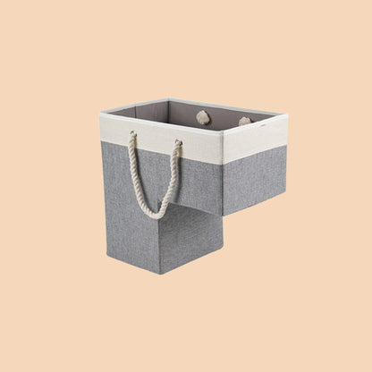Foldable L-Shaped Storage Basket