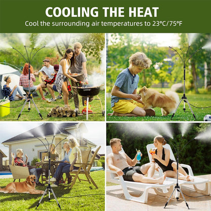 Outdoor Courtyard Cooling Mist Set