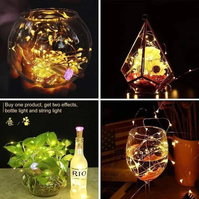 Star bottle lamp