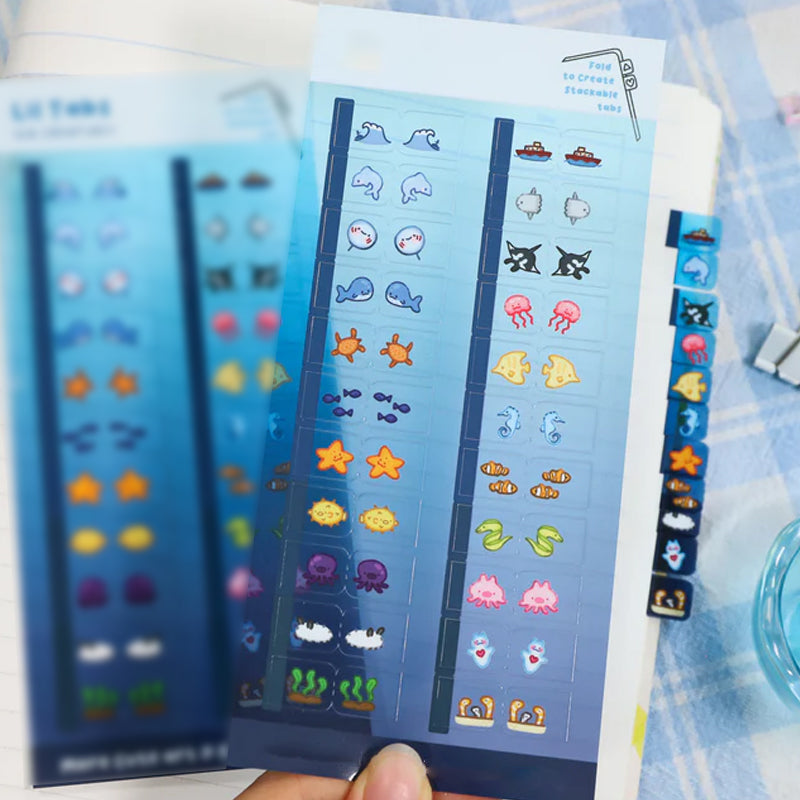 Cute Ocean Notebook Marker Stickers